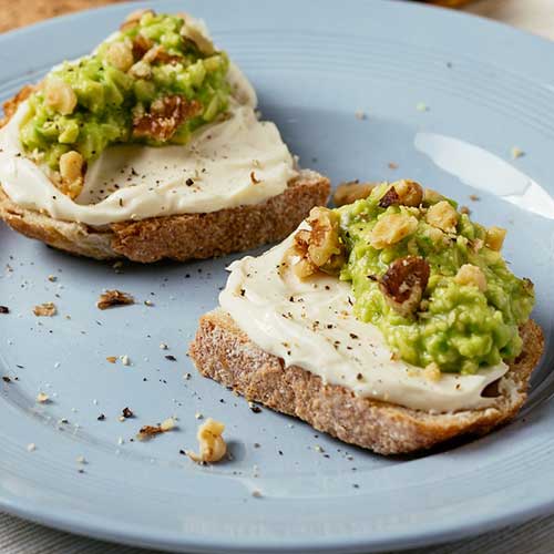 Blue Cheese And Avocado Tartine 